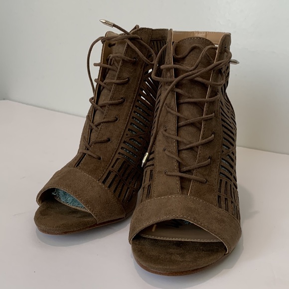 Sam Edelman brown lace up sandals size 8.5 - Picture 7 of 8